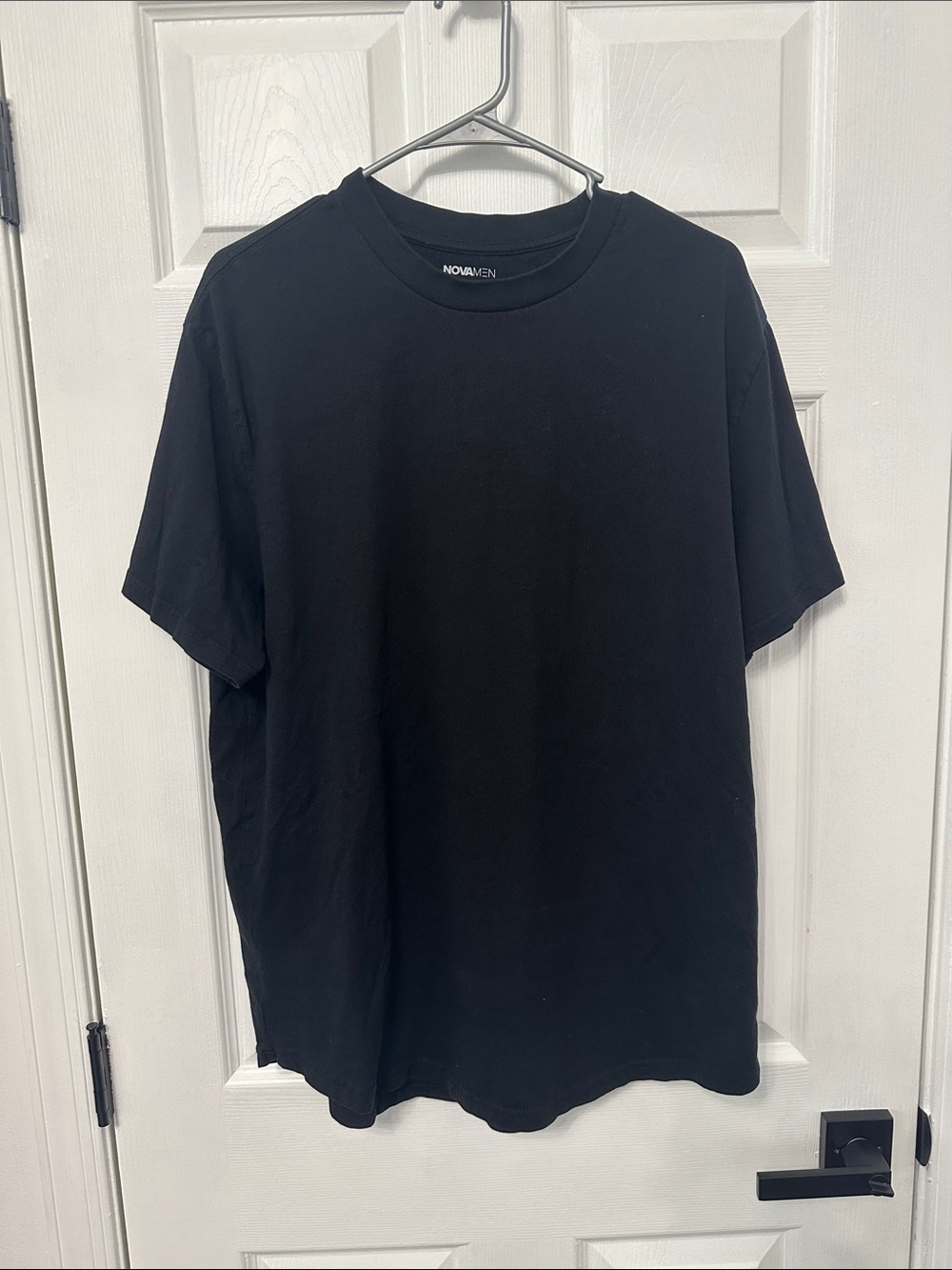 Fashion Nova Men's Black Short-Sleeve Crewneck Tee